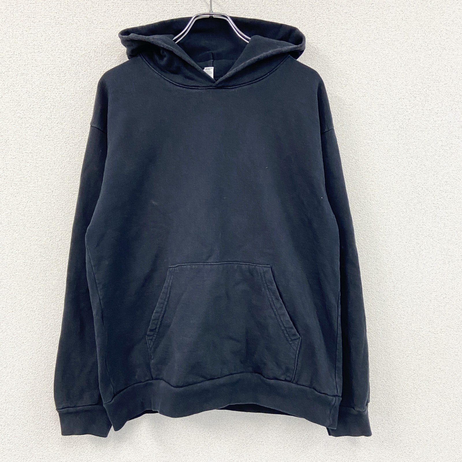 LOS ANGELES APPAREL　ロサンゼルスアパレル　スウェットパーカー/フーディー　黒　ブラック　Lサイズ