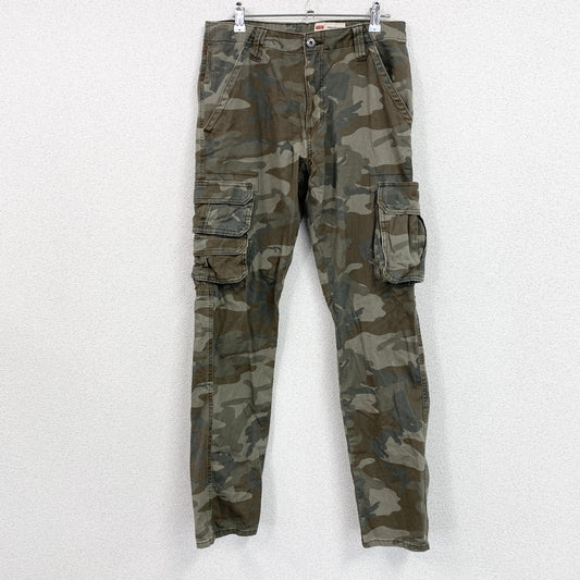 Wrangler　ラングラー　カーゴパンツ　ジップフライ　迷彩　カモフラ　カーキ　30サイズ