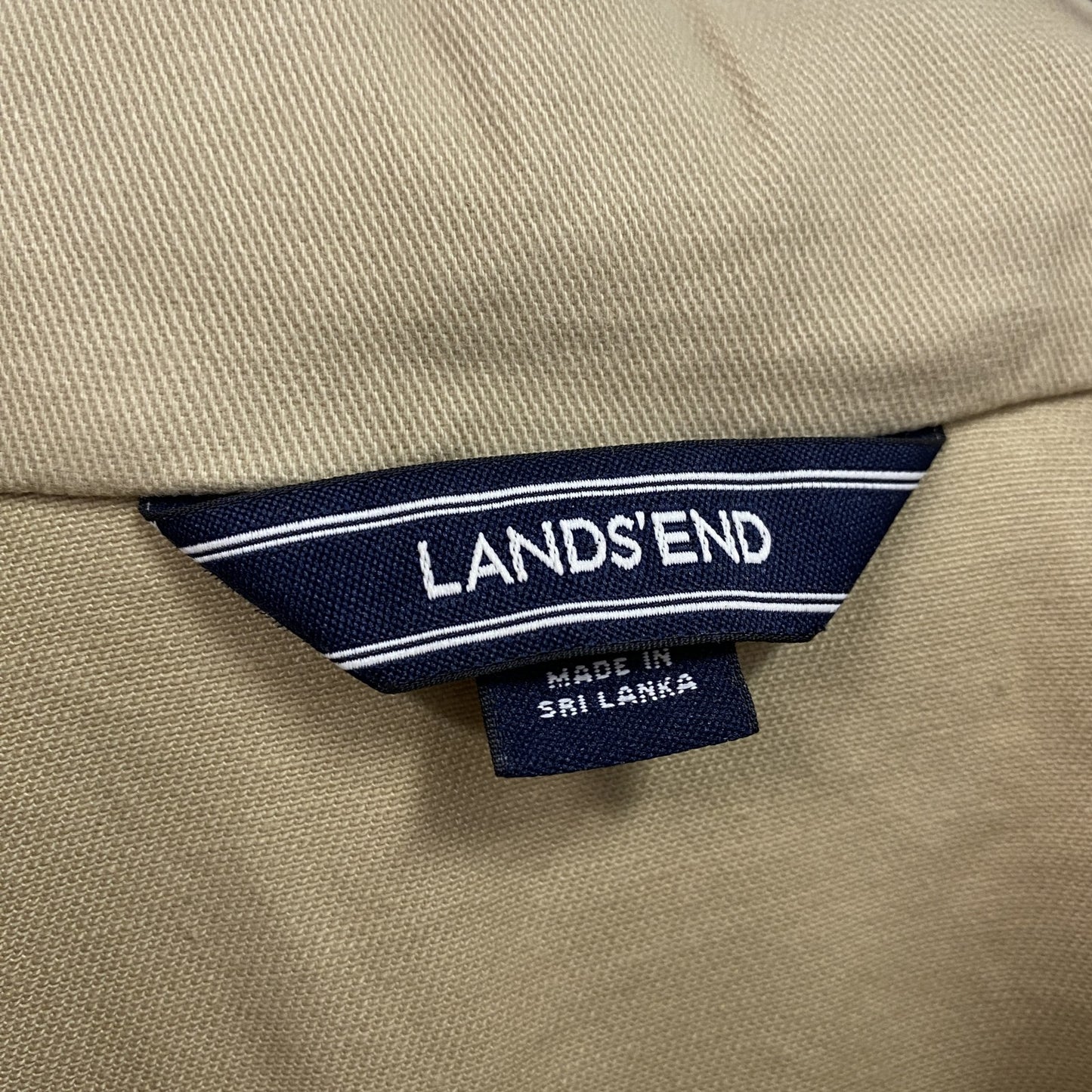 LANDS'END　ランズエンド　ハンティングジャケット　4つポケット　ベージュ　XLサイズ