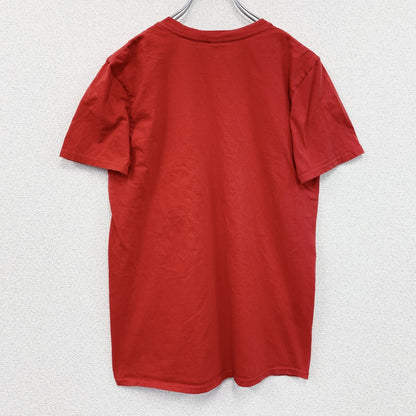 古着 used　JAILHOUSE ROCK　半袖ムービープリントTシャツ　監獄ロック　レトロ　クルーネック　赤　レッド　Ｍサイズ