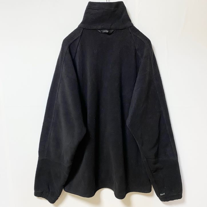 古着 used　Columbia コロンビア　長袖フリースジャケット　アウター　ワンポイント刺繍　黒　秋冬服　Lサイズ
