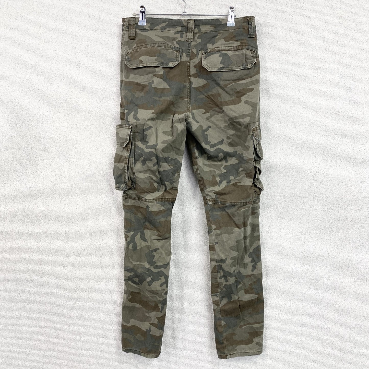 Wrangler　ラングラー　カーゴパンツ　ジップフライ　迷彩　カモフラ　カーキ　30サイズ