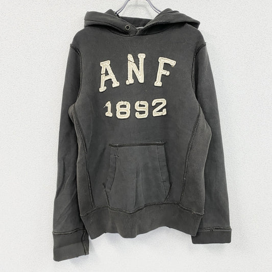 90s　Abercrombie&Fitch　アバクロンビー&フィッチ　スウェットパーカー/フーディー　ブラック　Sサイズ