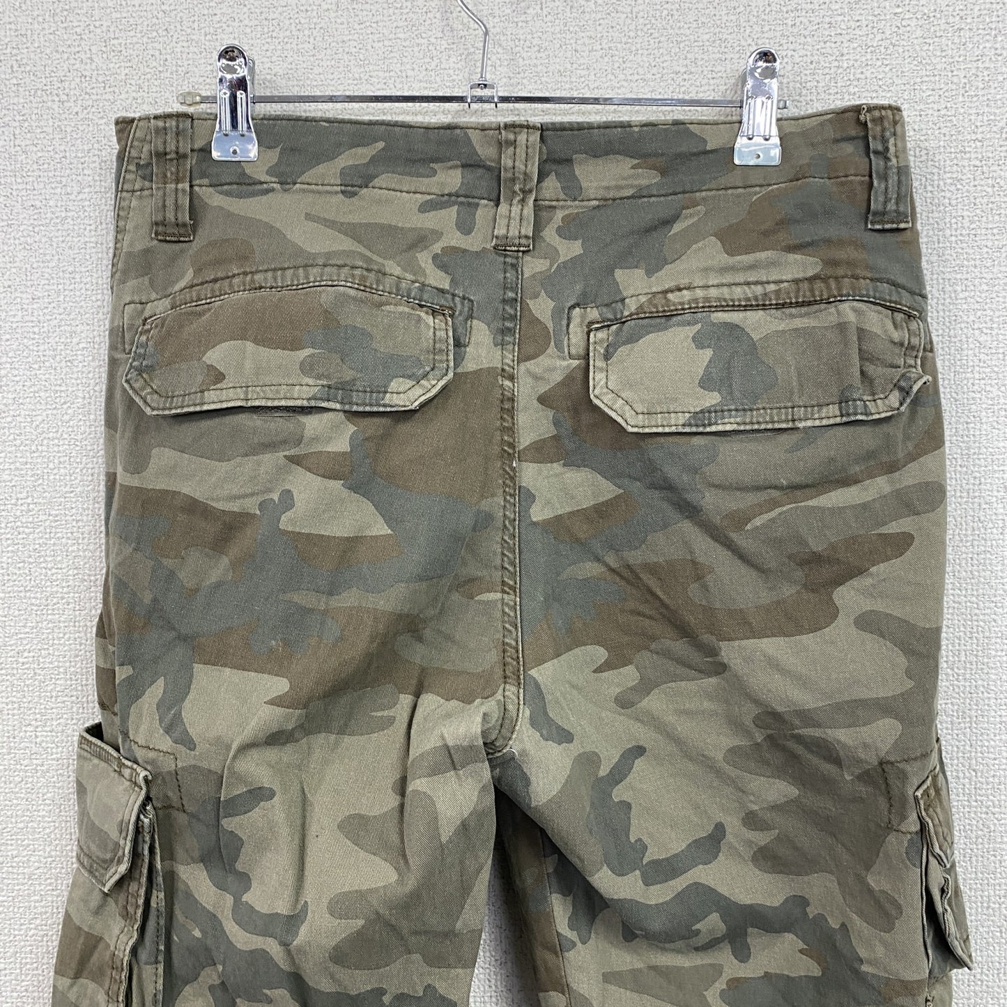 Wrangler　ラングラー　カーゴパンツ　ジップフライ　迷彩　カモフラ　カーキ　30サイズ