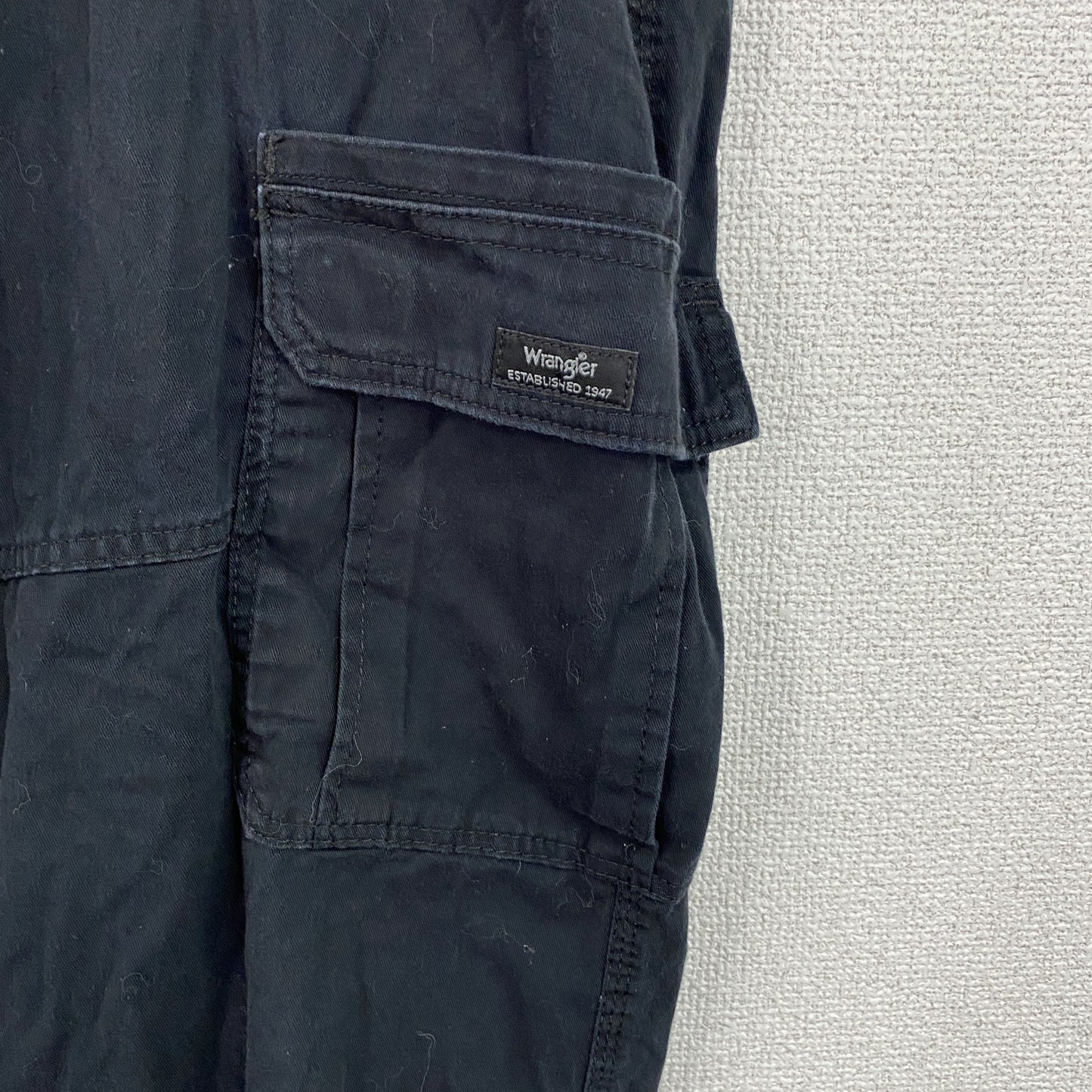 Wrangler　ラングラー　カーゴパンツ　ワークパンツ　ジップフライ　黒　ブラック　40サイズ