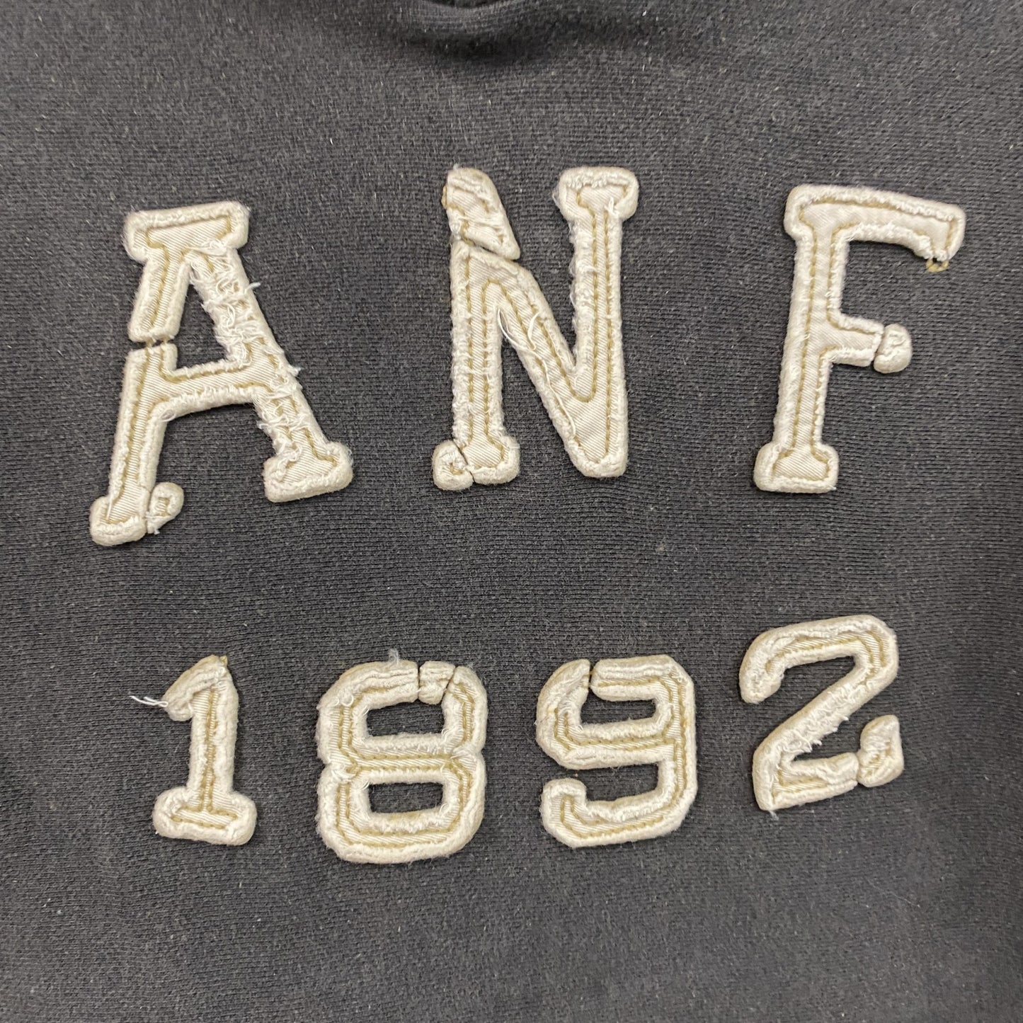 90s　Abercrombie&Fitch　アバクロンビー&フィッチ　スウェットパーカー/フーディー　ブラック　Sサイズ