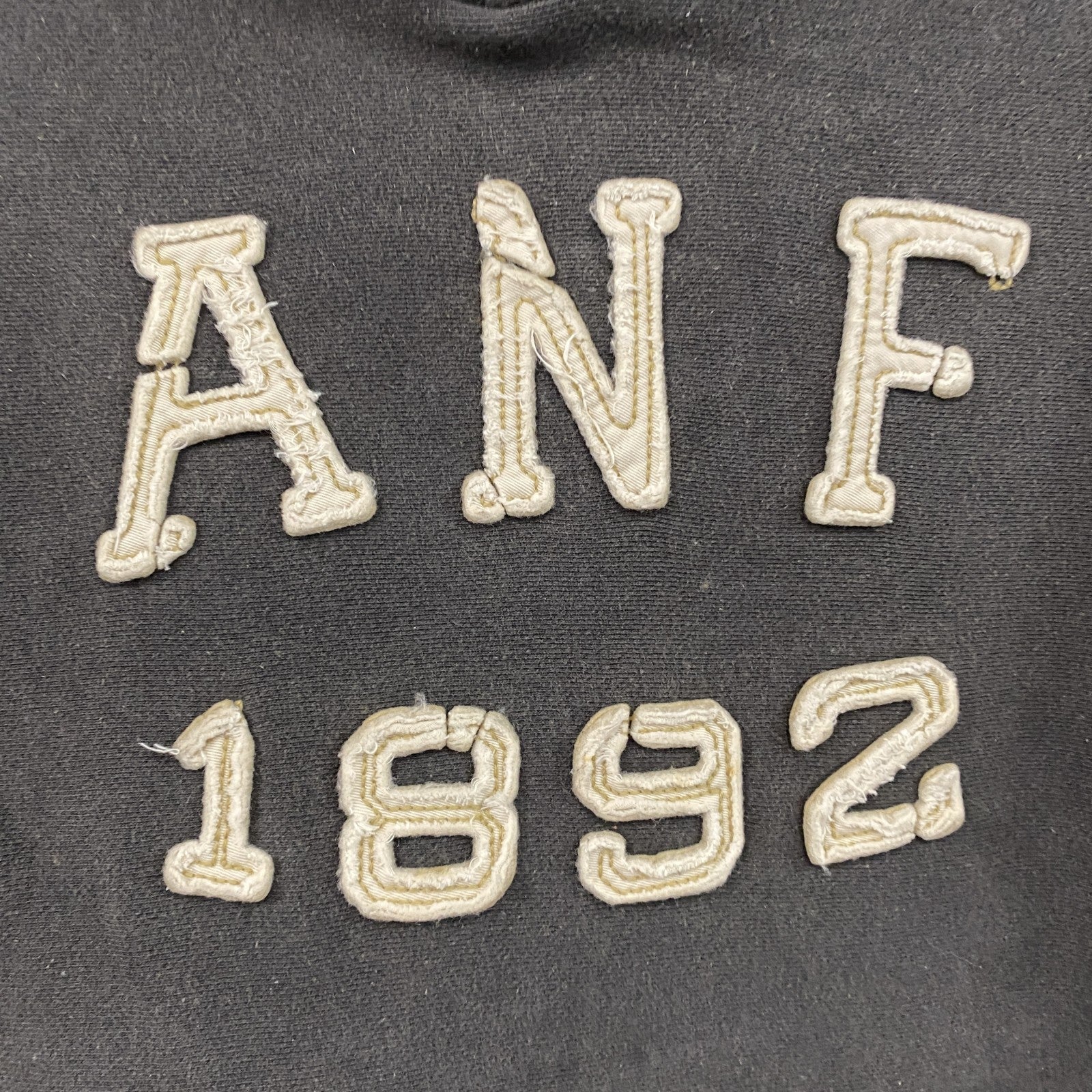 90s　Abercrombie&Fitch　アバクロンビー&フィッチ　スウェットパーカー/フーディー　ブラック　Sサイズ