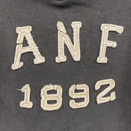 90s　Abercrombie&Fitch　アバクロンビー&フィッチ　スウェットパーカー/フーディー　ブラック　Sサイズ