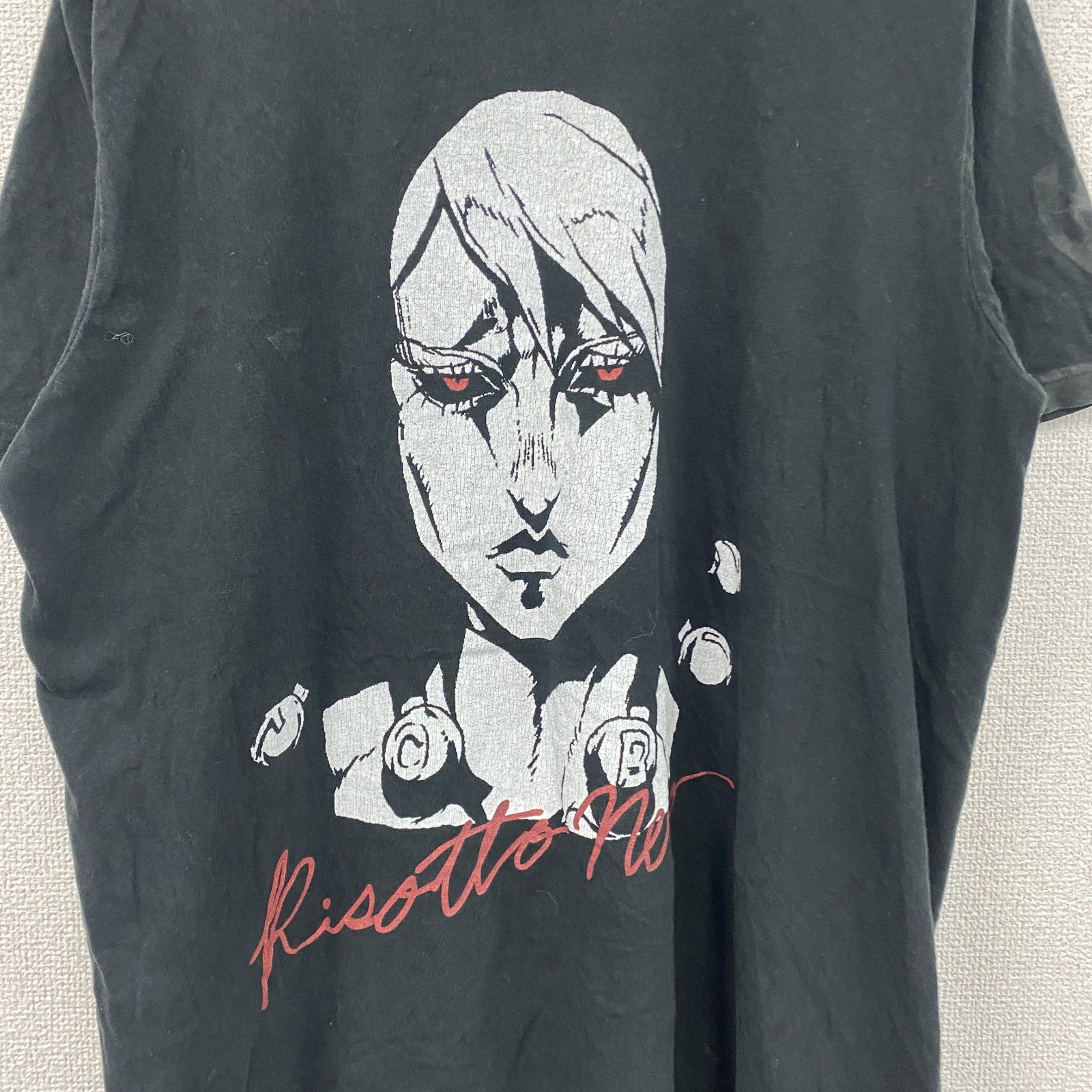 BANDAI　バンダイ　JOJO　ジョジョの奇妙な冒険　半袖プリントTシャツ　黒　ブラック　Lサイズ