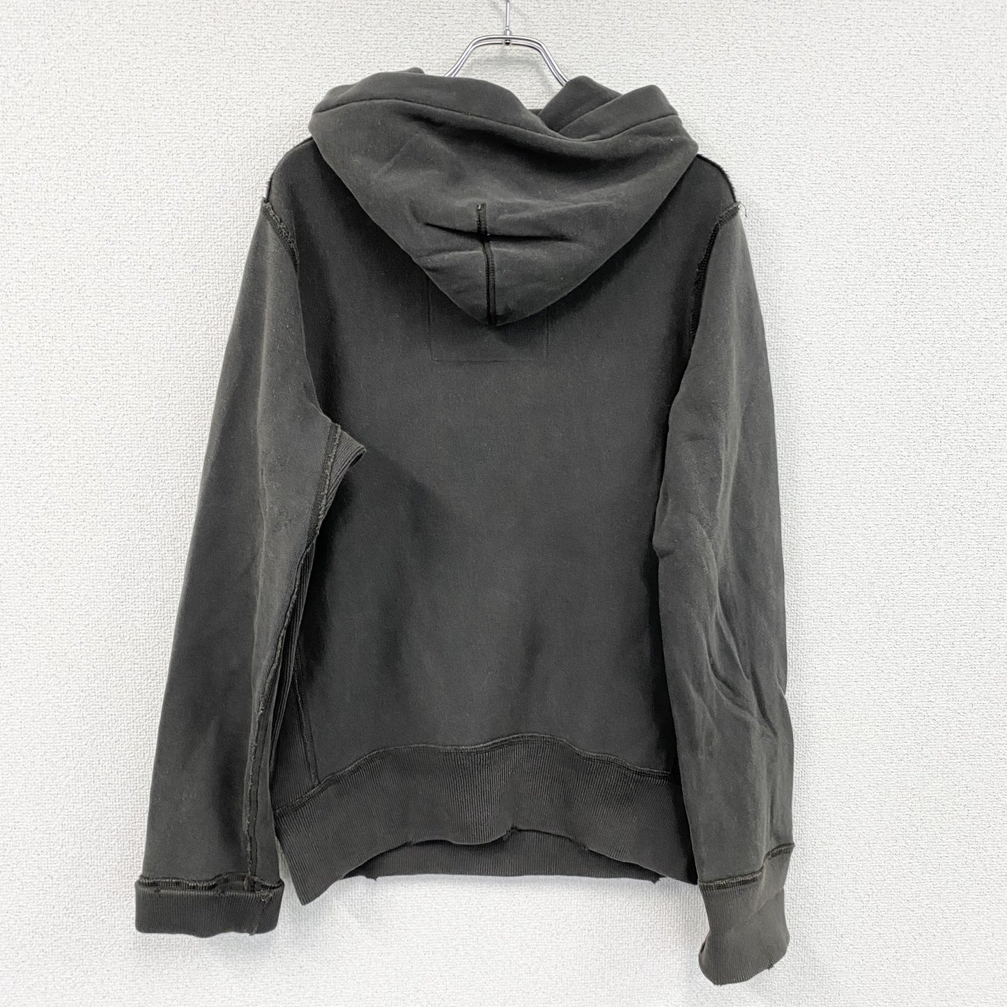 90s　Abercrombie&Fitch　アバクロンビー&フィッチ　スウェットパーカー/フーディー　ブラック　Sサイズ