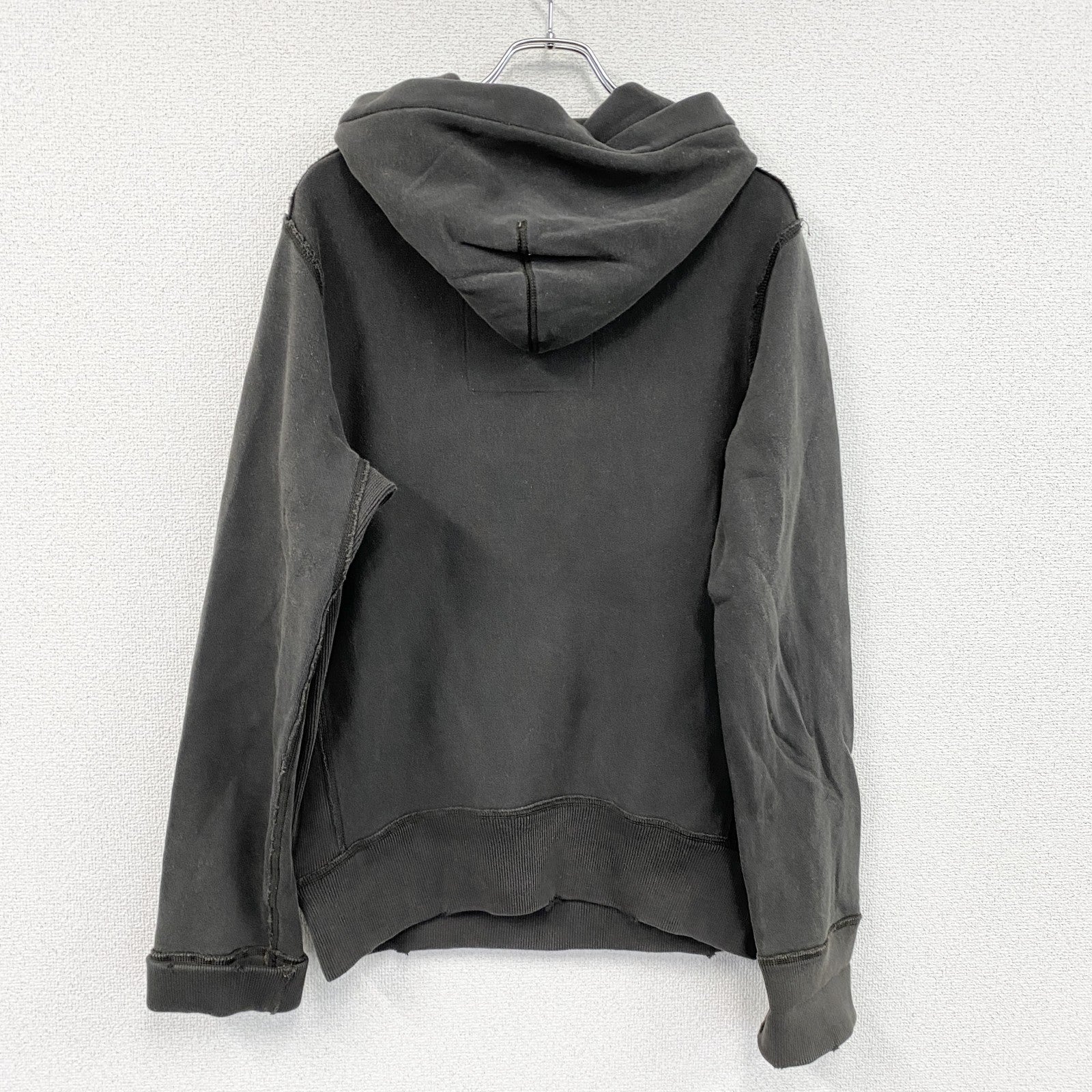 90s　Abercrombie&Fitch　アバクロンビー&フィッチ　スウェットパーカー/フーディー　ブラック　Sサイズ