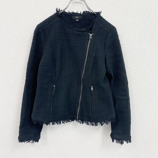 J.CREW　ジェイクルー　ツイードジャケット　黒　ブラック　2サイズ