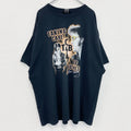 古着 used　グレイスランド　半袖ビッグプリントTシャツ　Elvis　ロック　レトロ　クルーネック　黒　ブラック　XXXLサイズ
