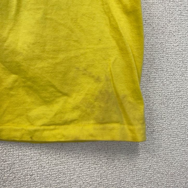 古着 used　90s　SONY　ソニー　半袖プリントTシャツ　USA製　ウォークマン　シングルステッチ　黄　イエロー　XLサイズ