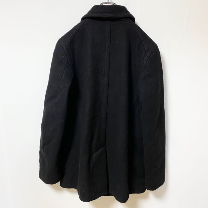 古着 used　OLD NAVY オールドネイビー　長袖ウールピーコート　アウター　ジャケット　黒　ブラック　フォーマル　Sサイズ