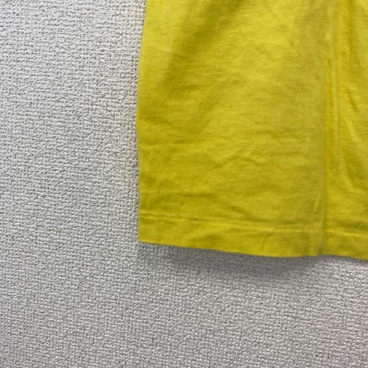 古着 used　90s　SONY　ソニー　半袖プリントTシャツ　USA製　ウォークマン　シングルステッチ　黄　イエロー　XLサイズ