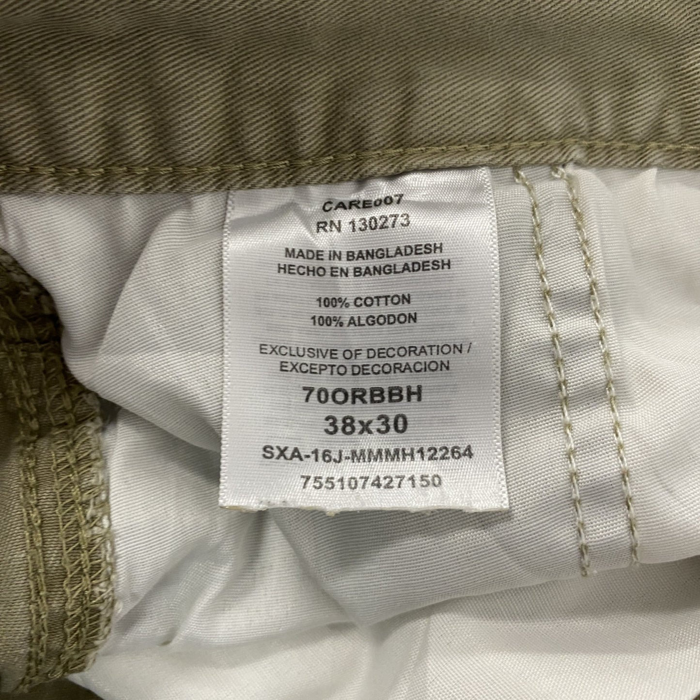 Wrangler ORIGINALS　ラングラー　カーゴパンツ　ワークパンツ　ジップフライ　ベージュ　38サイズ