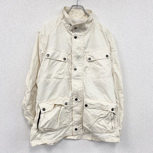 BURBERRY LONDON　バーバリーロンドン　ナイロンブルゾン　スタンドカラー　アイボリー