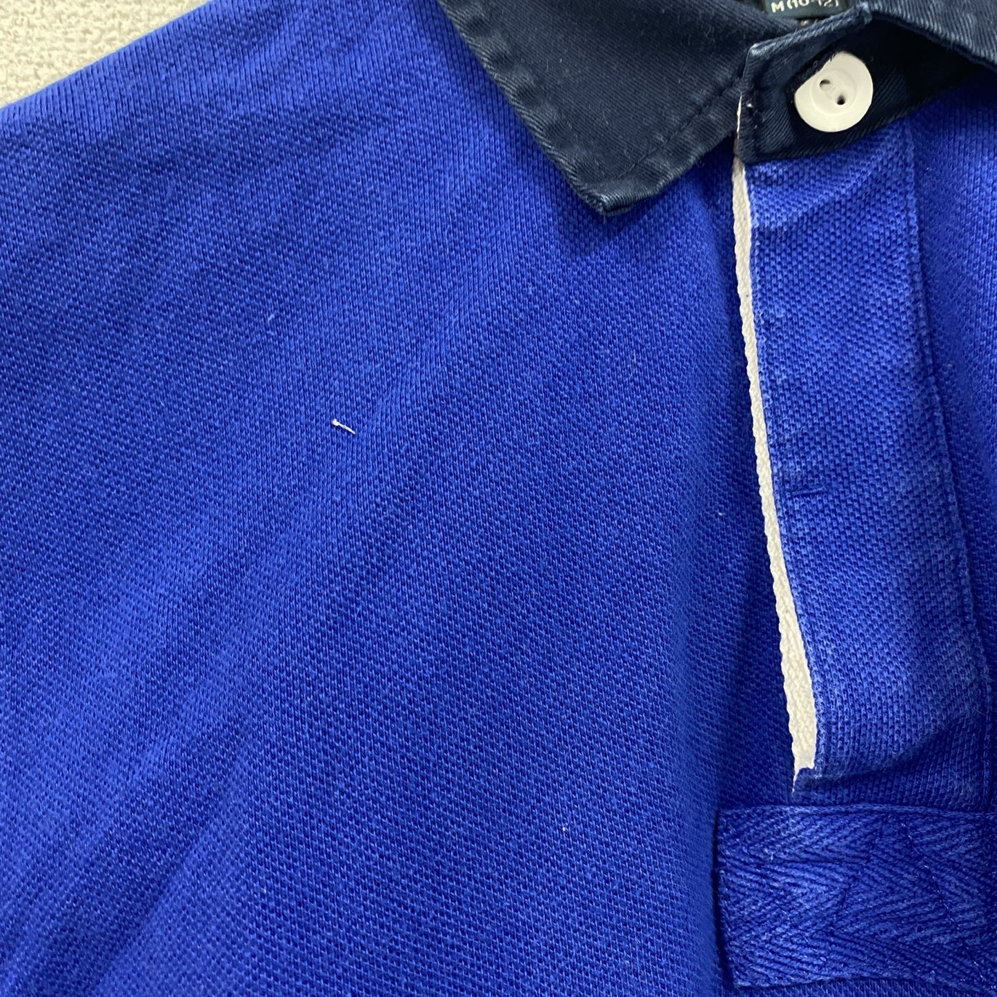 Polo by Ralph Lauren　ラルフローレン　半袖ポロシャツ　刺繡ロゴ　青　ブルー　Mサイズ