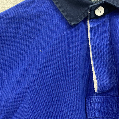 Polo by Ralph Lauren　ラルフローレン　半袖ポロシャツ　刺繡ロゴ　青　ブルー　Mサイズ