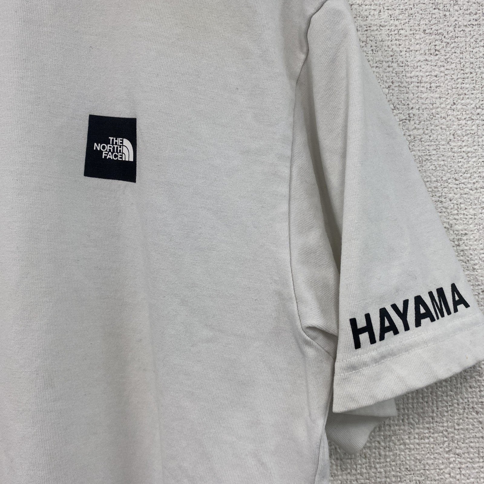 THE NORTH FACE　ザ・ノースフェイス　半袖プリントTシャツ　白　ホワイト　Mサイズ