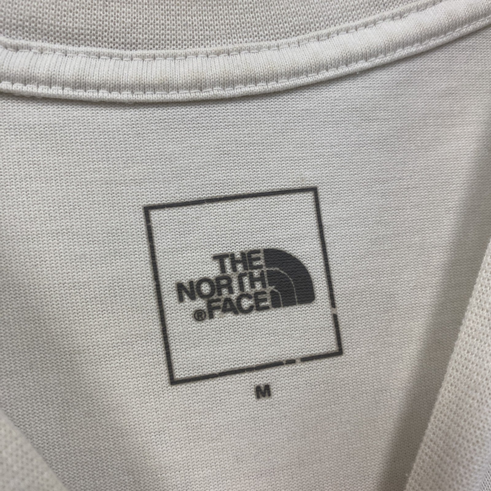 THE NORTH FACE　ザ・ノースフェイス　半袖プリントTシャツ　白　ホワイト　Mサイズ