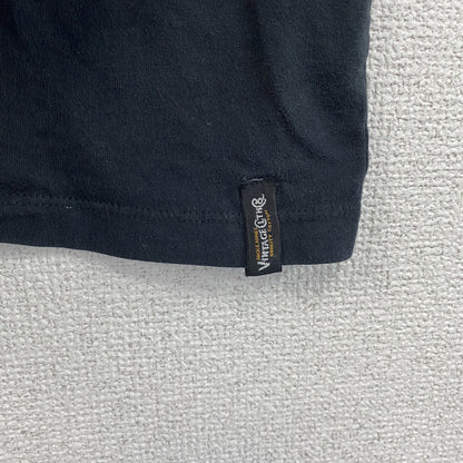 VINTAGE CLTH　半袖プリントTシャツ　vintage motorcycle　バイク　英字プリント　黒　ブラック　Mサイズ