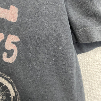 VINTAGE CLTH　半袖プリントTシャツ　vintage motorcycle　バイク　英字プリント　黒　ブラック　Mサイズ