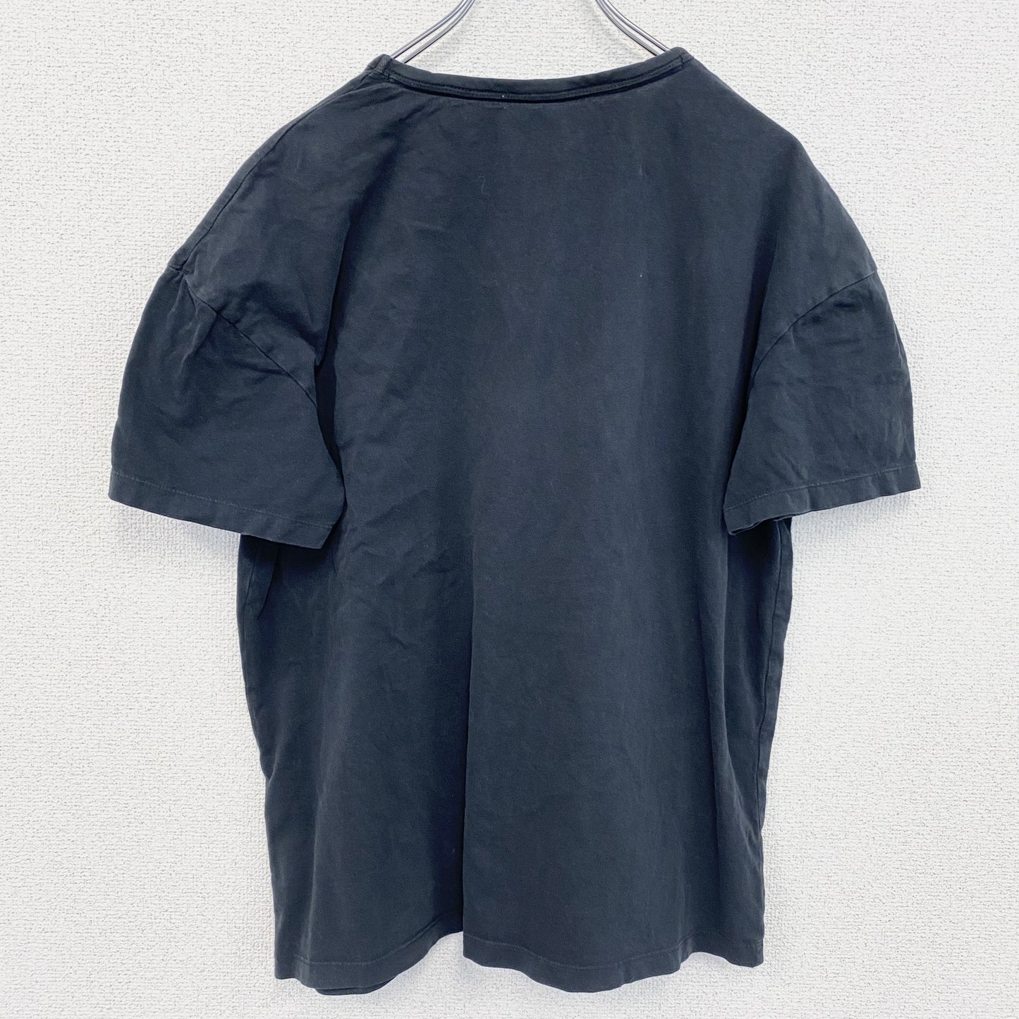 VINTAGE CLTH　半袖プリントTシャツ　vintage motorcycle　バイク　英字プリント　黒　ブラック　Mサイズ