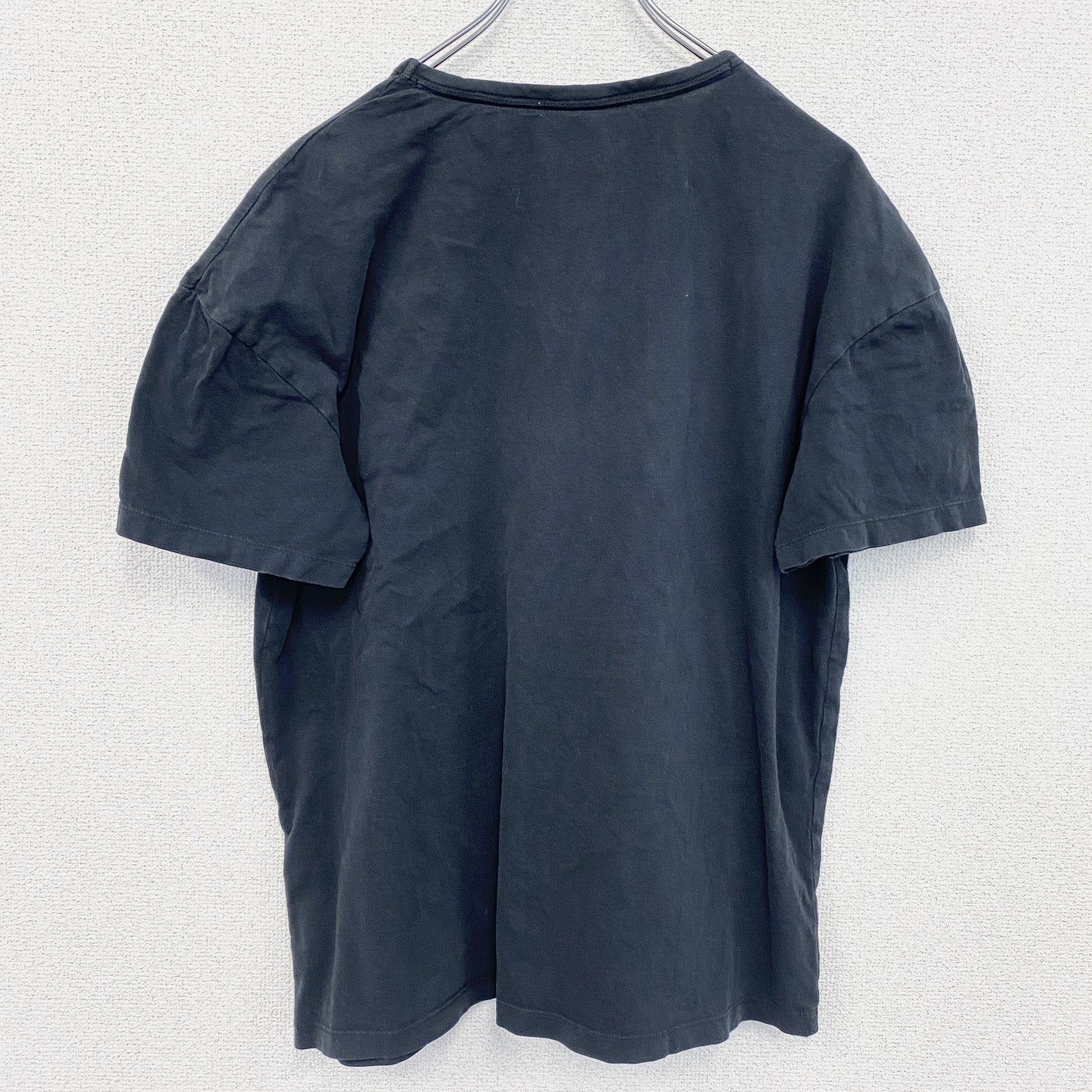 VINTAGE CLTH　半袖プリントTシャツ　vintage motorcycle　バイク　英字プリント　黒　ブラック　Mサイズ