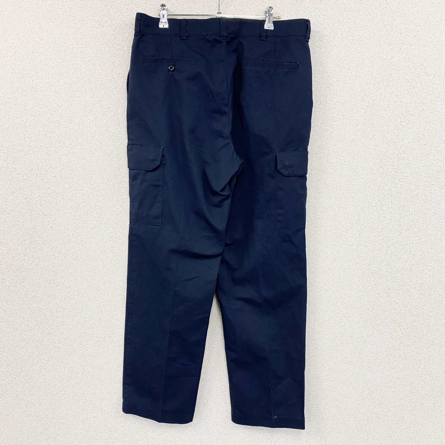 RED KAP　レッドキャップ　カーゴパンツ　ワークパンツ　ジップフライ　紺　ネイビー　34サイズ　