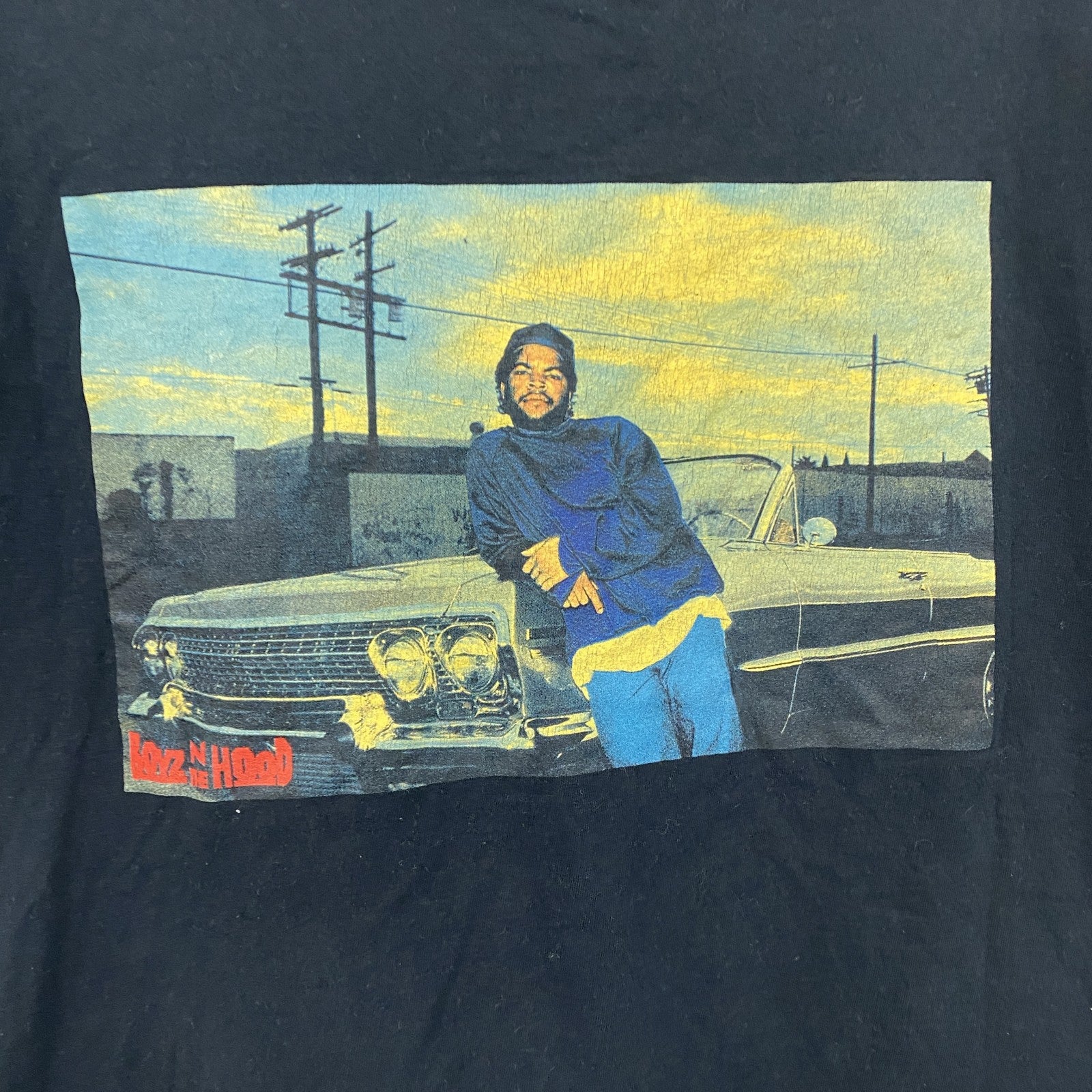 Boys N the Hood　半袖プリントTシャツ　黒　ブラック　Mサイズ