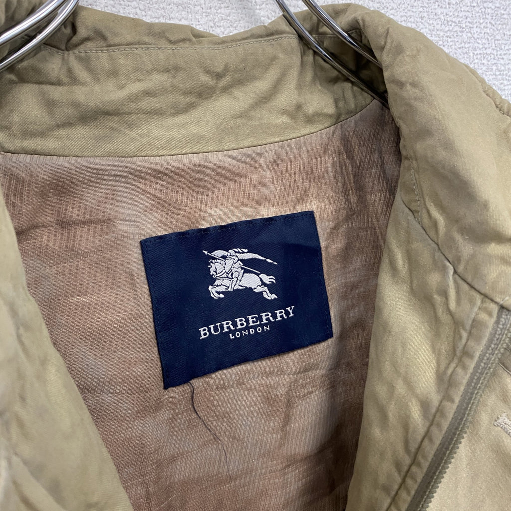 BURBERRY LONDON　バーバリーロンドン　ステンカラーコート　バルマカーンコート　ベージュ