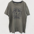 古着 used　半袖プリントTシャツ　オスカー　OSCAR　チャコールグレー　クルーネック　レトロデザイン　XLサイズ