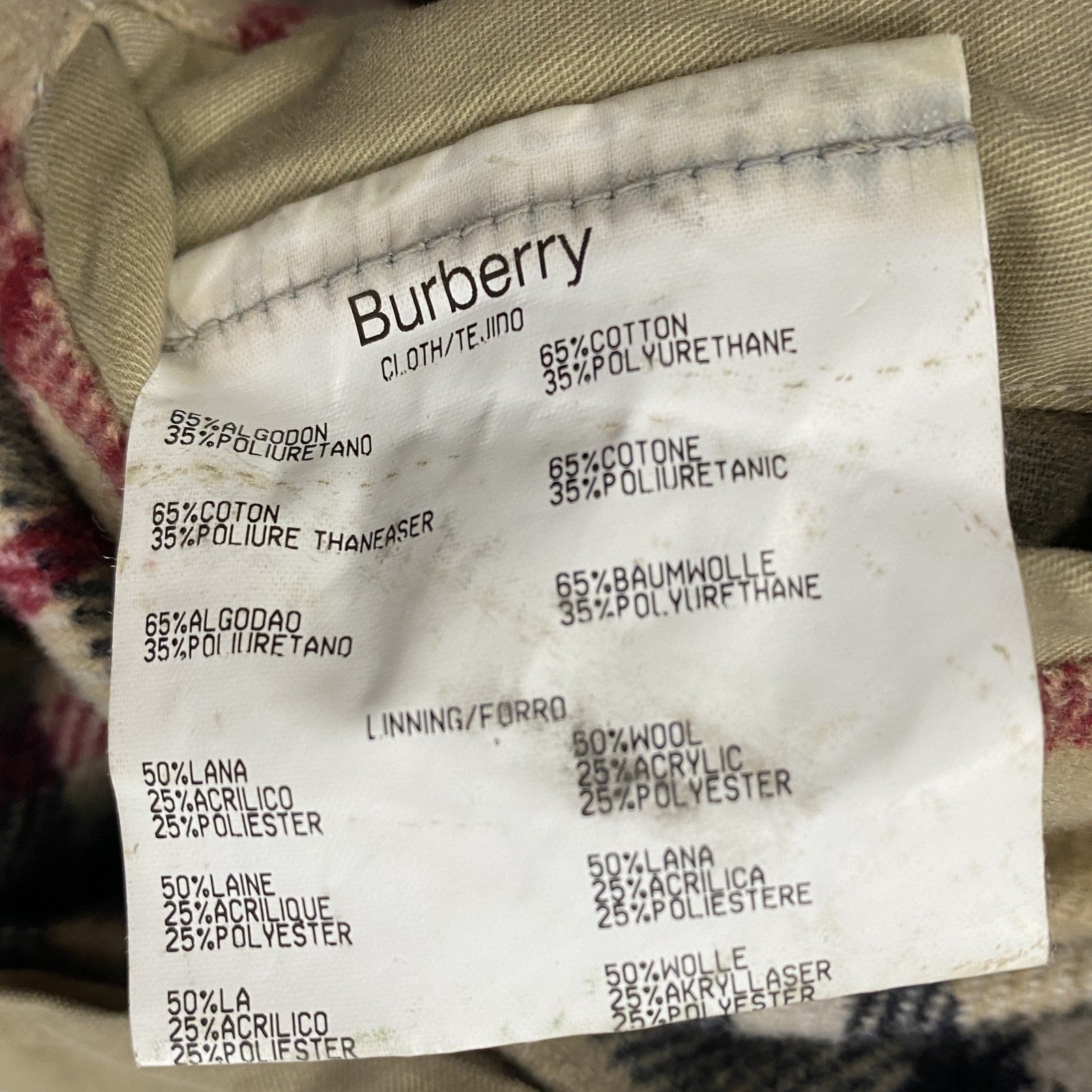 BURBERRY LONDON　バーバリーロンドン　ステンカラーコート　バルマカーンコート　ベージュ
