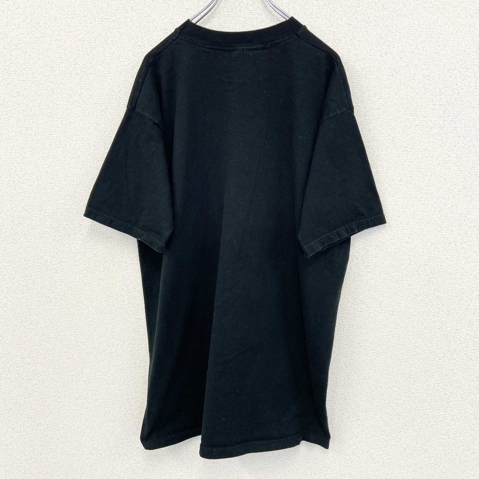 古着 used　FRUIT OF THE LOOM　半袖プリントTシャツ　ボルチモア　90s　黒　クルーネック　XLサイズ
