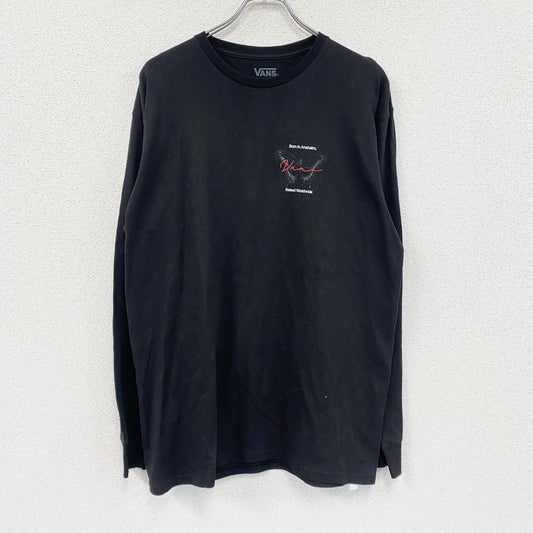 VANS　バンズ　長袖Tシャツ/ロンT　黒　ブラック　Lサイズ