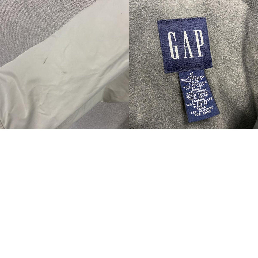GAP　ギャップ　フルジップジャケット　白　ホワイト　Mサイズ