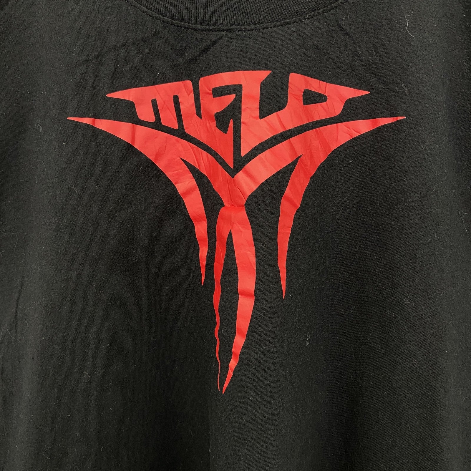NIKE ナイキ　半袖プリントTシャツ　MELD　スウッシュロゴ　カジュアル　黒　クルーネック　XLサイズ