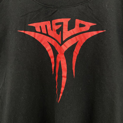 NIKE ナイキ　半袖プリントTシャツ　MELD　スウッシュロゴ　カジュアル　黒　クルーネック　XLサイズ