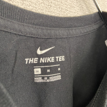 NIKE ナイキ　半袖プリントTシャツ　MELD　スウッシュロゴ　カジュアル　黒　クルーネック　XLサイズ