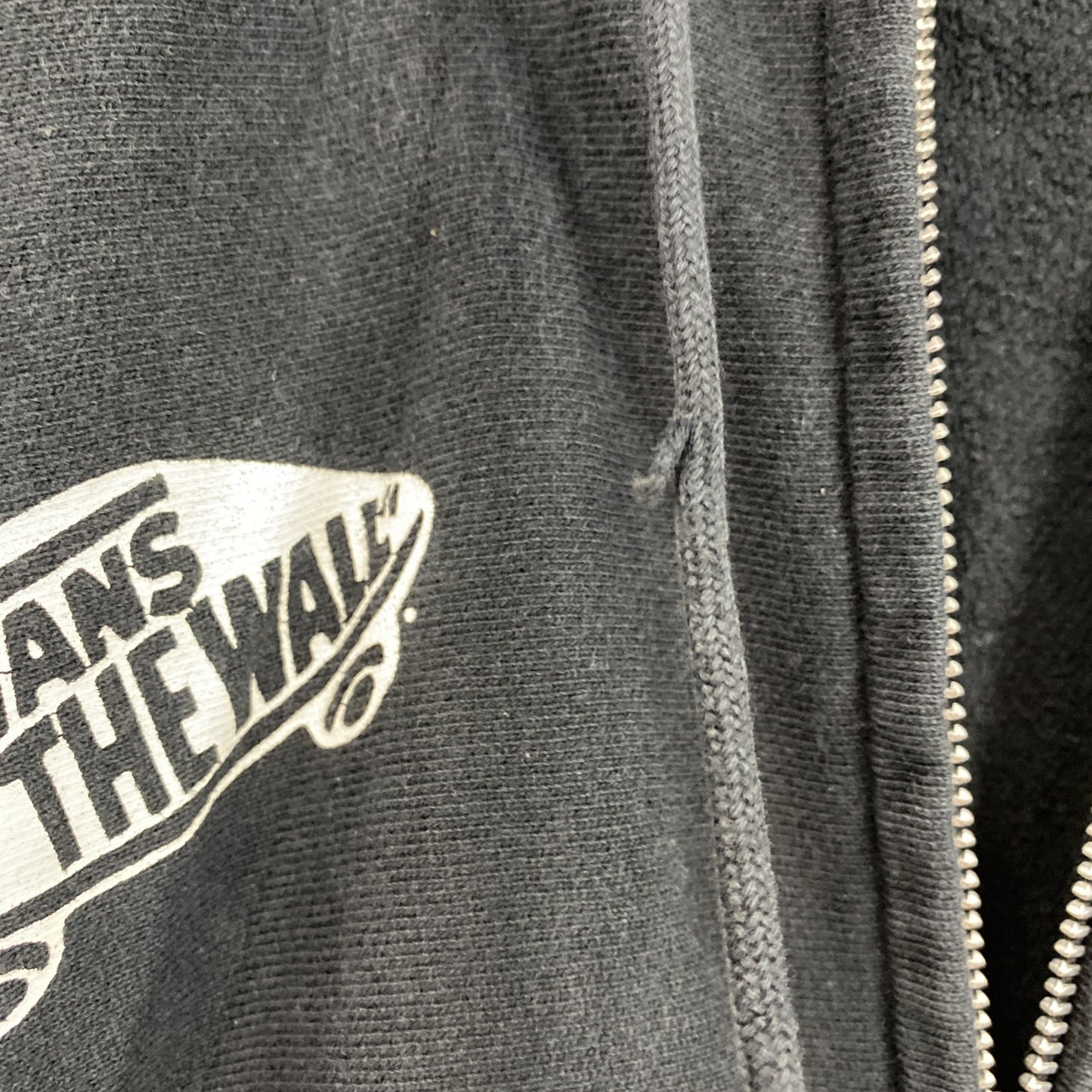 VANS　バンズ　フルジップパーカー/フーディー　黒　ブラック　Lサイズ