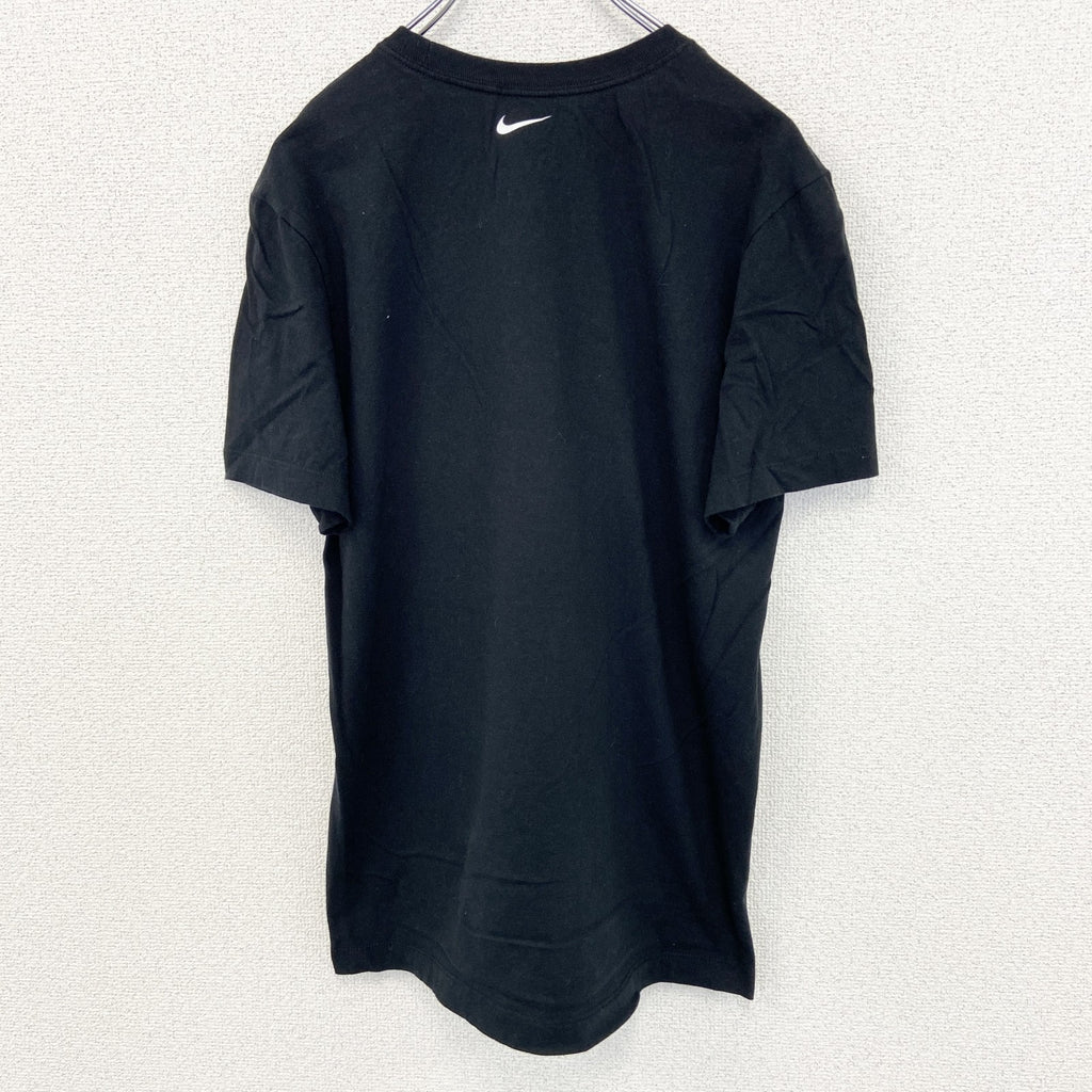 NIKE ナイキ　半袖プリントTシャツ　MELD　スウッシュロゴ　カジュアル　黒　クルーネック　XLサイズ