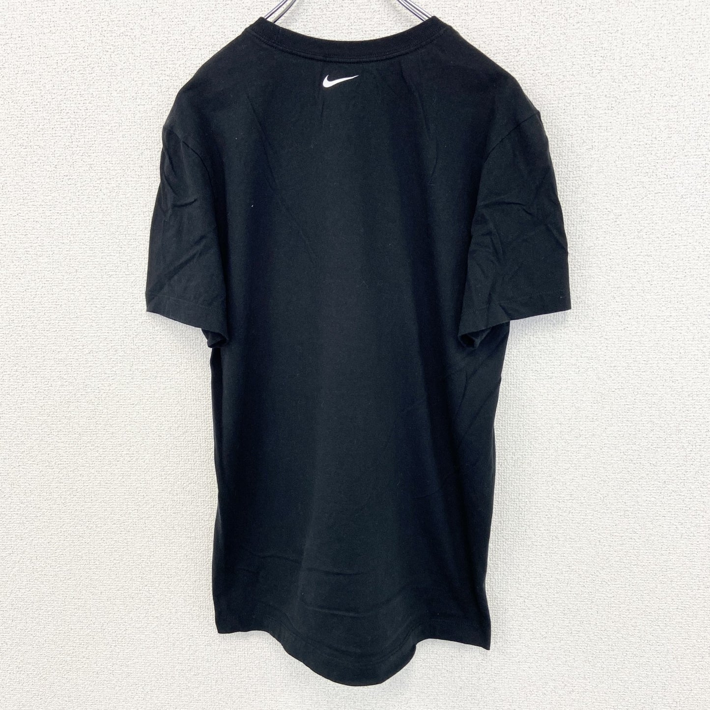NIKE ナイキ　半袖プリントTシャツ　MELD　スウッシュロゴ　カジュアル　黒　クルーネック　XLサイズ