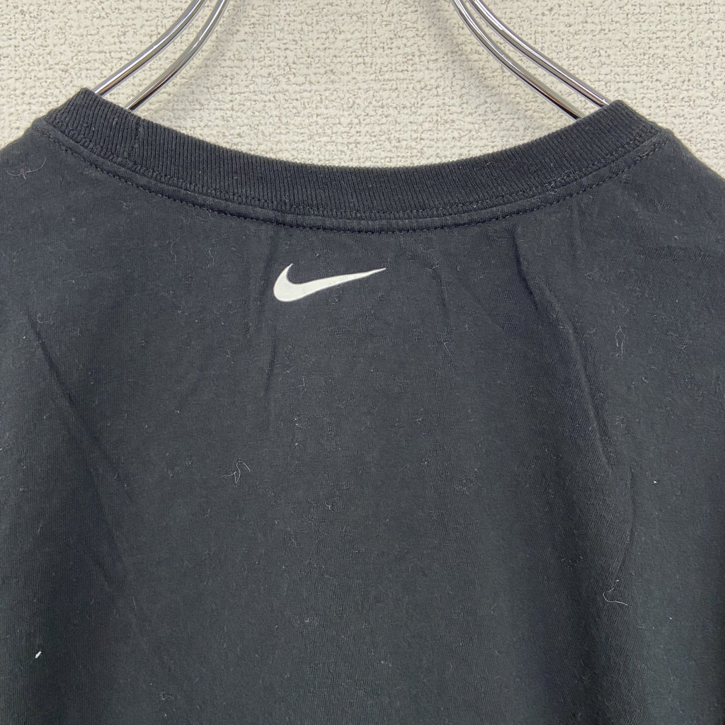 NIKE ナイキ　半袖プリントTシャツ　MELD　スウッシュロゴ　カジュアル　黒　クルーネック　XLサイズ