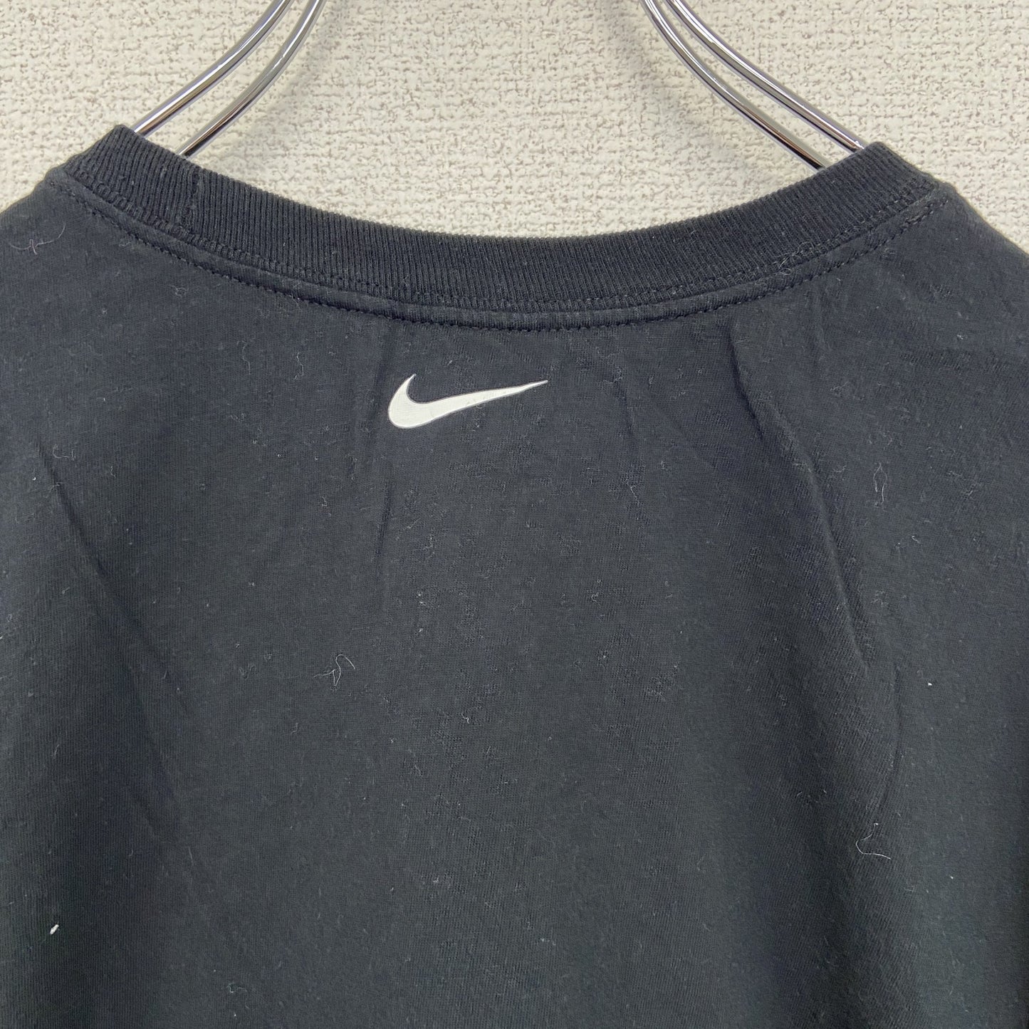 NIKE ナイキ　半袖プリントTシャツ　MELD　スウッシュロゴ　カジュアル　黒　クルーネック　XLサイズ
