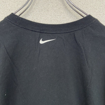 NIKE ナイキ　半袖プリントTシャツ　MELD　スウッシュロゴ　カジュアル　黒　クルーネック　XLサイズ