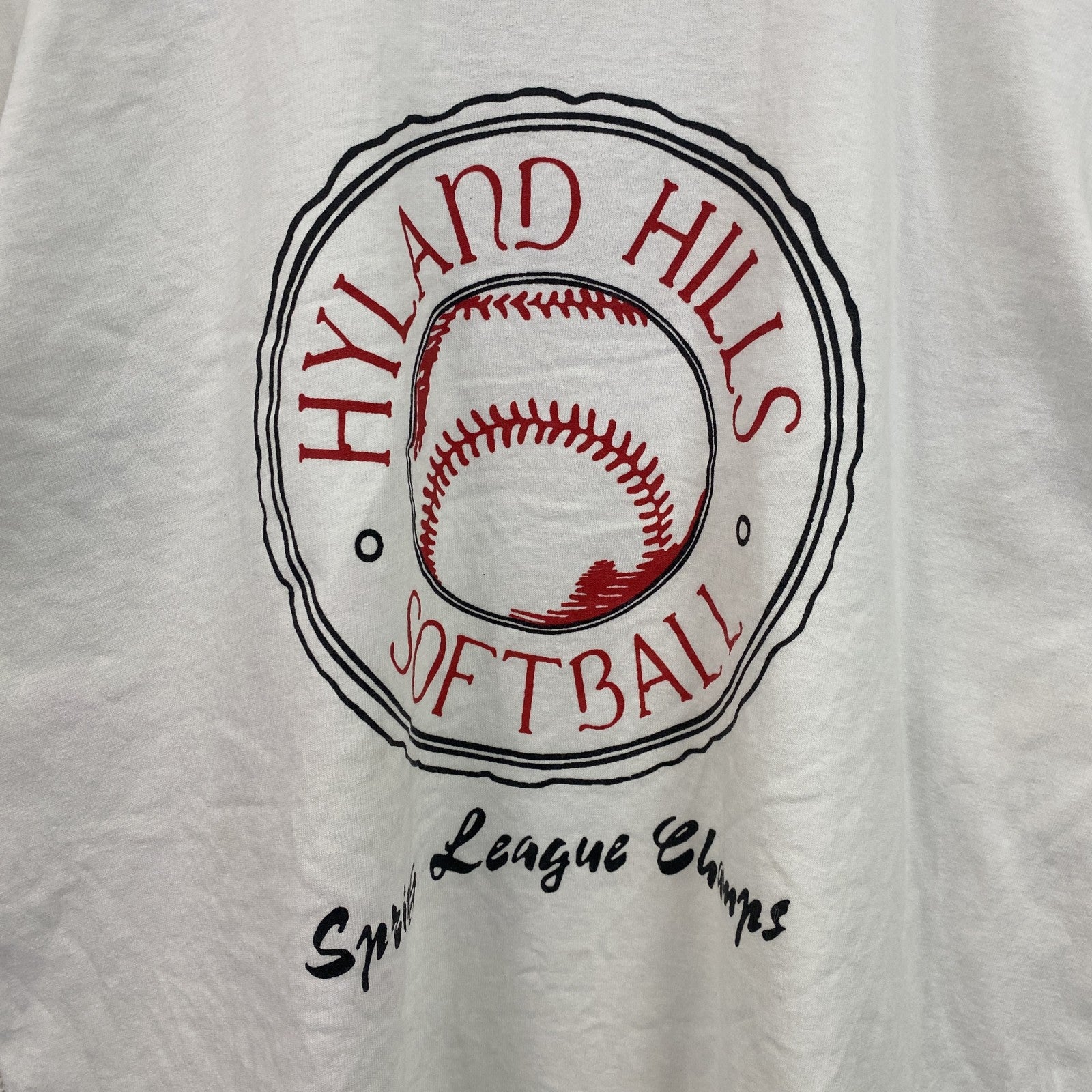 古着 used　Anvil　アンビル　半袖プリントTシャツ　ヴィンテージ　クルーネック　シングルステッチ　白　XLサイズ