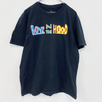 古着 used　半袖プリントTシャツ　ボーイズンザフッド　アイスキューブ　黒　ブラック　クルーネック　レトロデザイン　Lサイズ