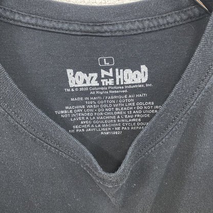 古着 used　半袖プリントTシャツ　ボーイズンザフッド　アイスキューブ　黒　ブラック　クルーネック　レトロデザイン　Lサイズ